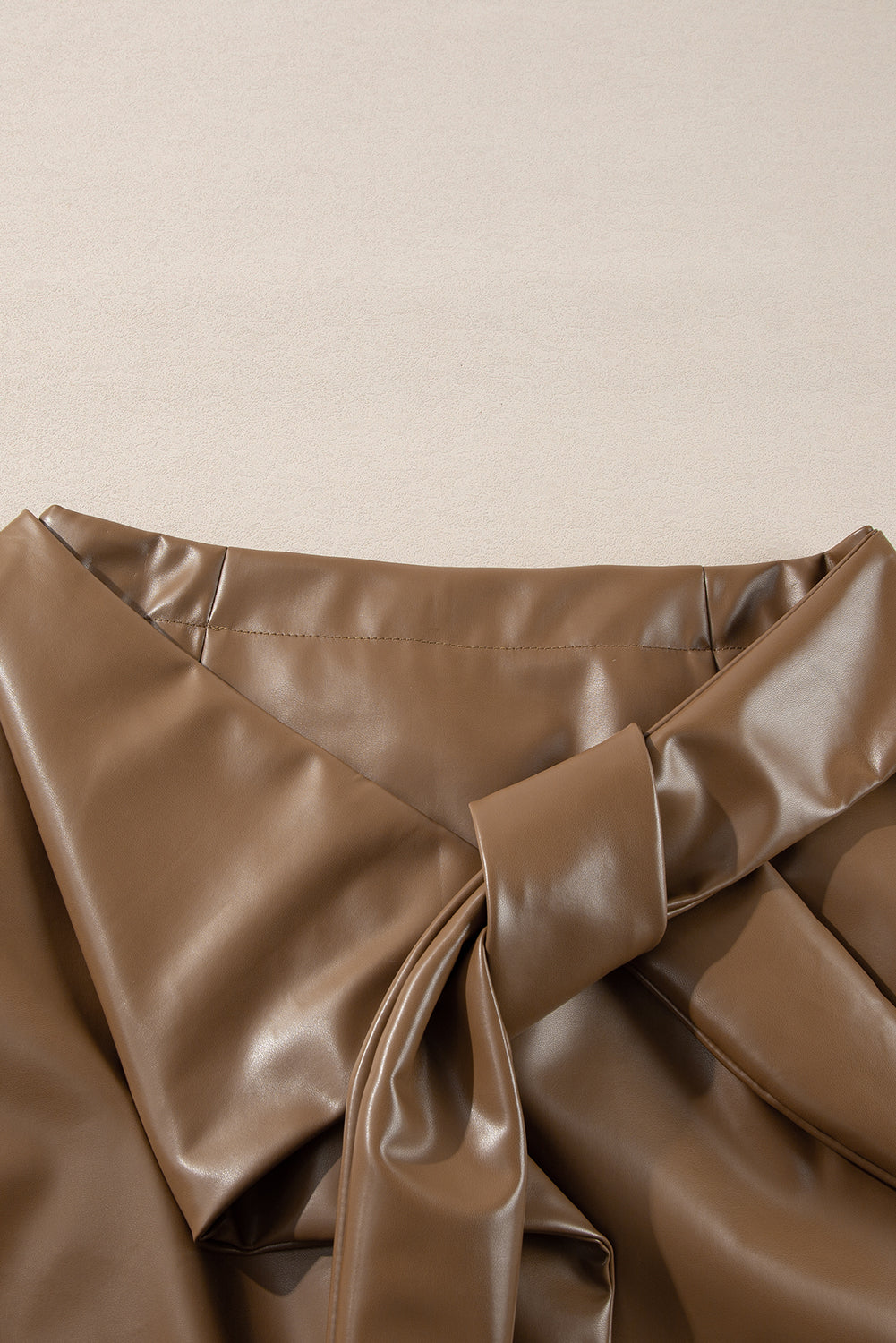 Bowknot Elastic Waist Mini Skirt - The Goddess Galleries