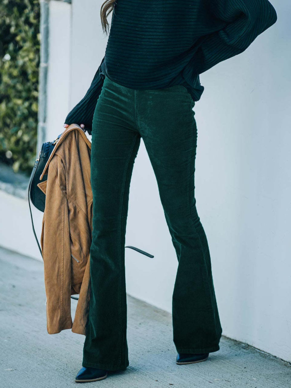 High Waist Bootcut Pants - The Goddess Galleries