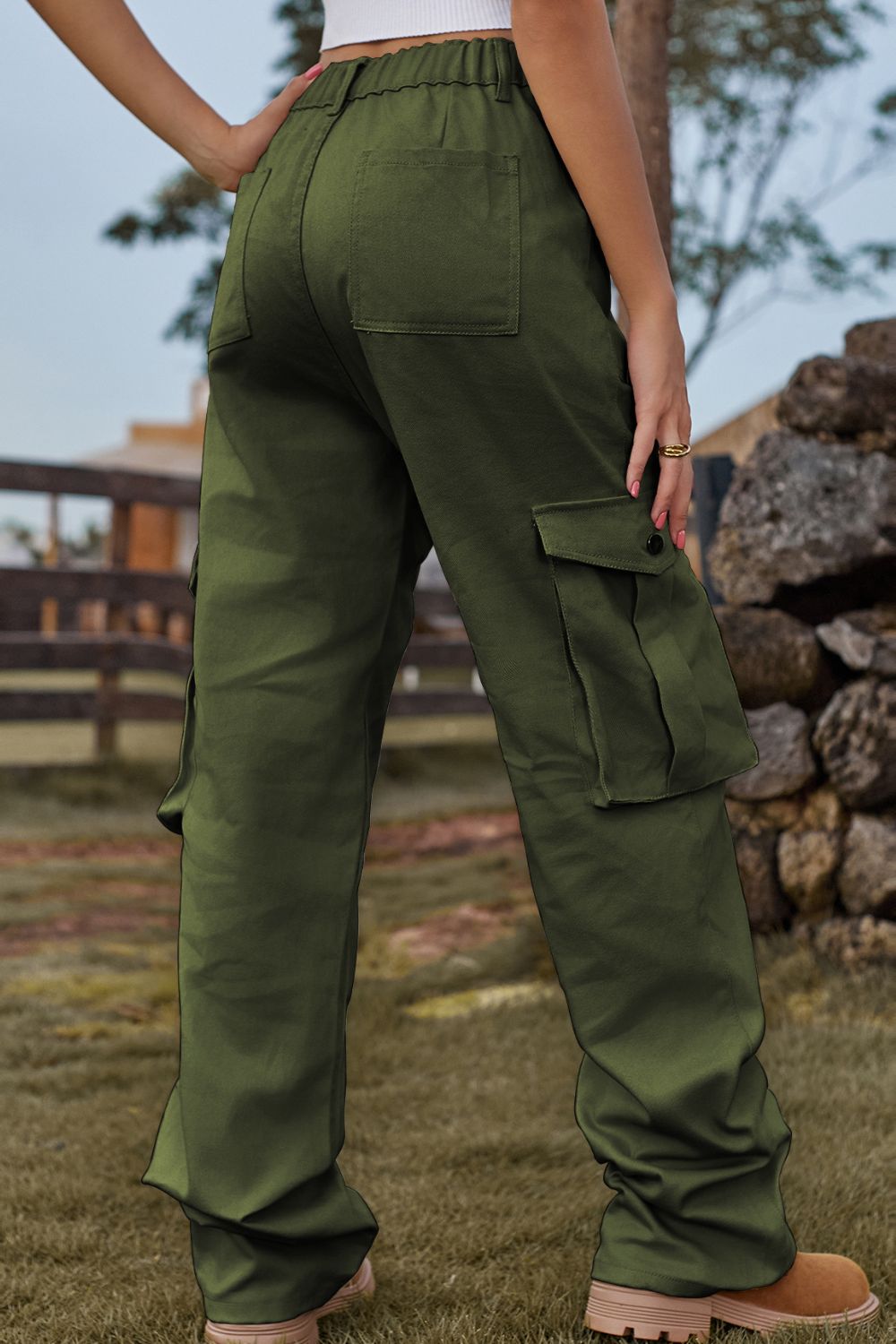 Loose Fit Long Jeans with Pockets - The Goddess Galleries