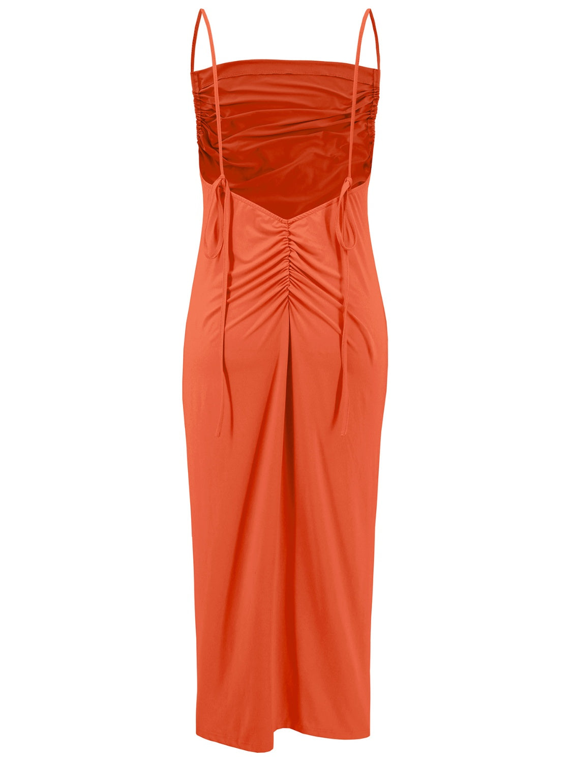 Backless Cowl Neck Sleeveless Cami Dress - The Goddess Galleries