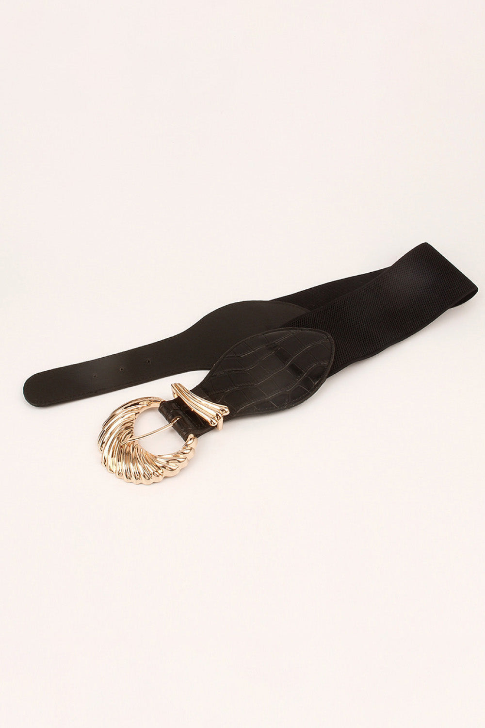 Shell Alloy Buckle Elastic Belt - The Goddess Galleries