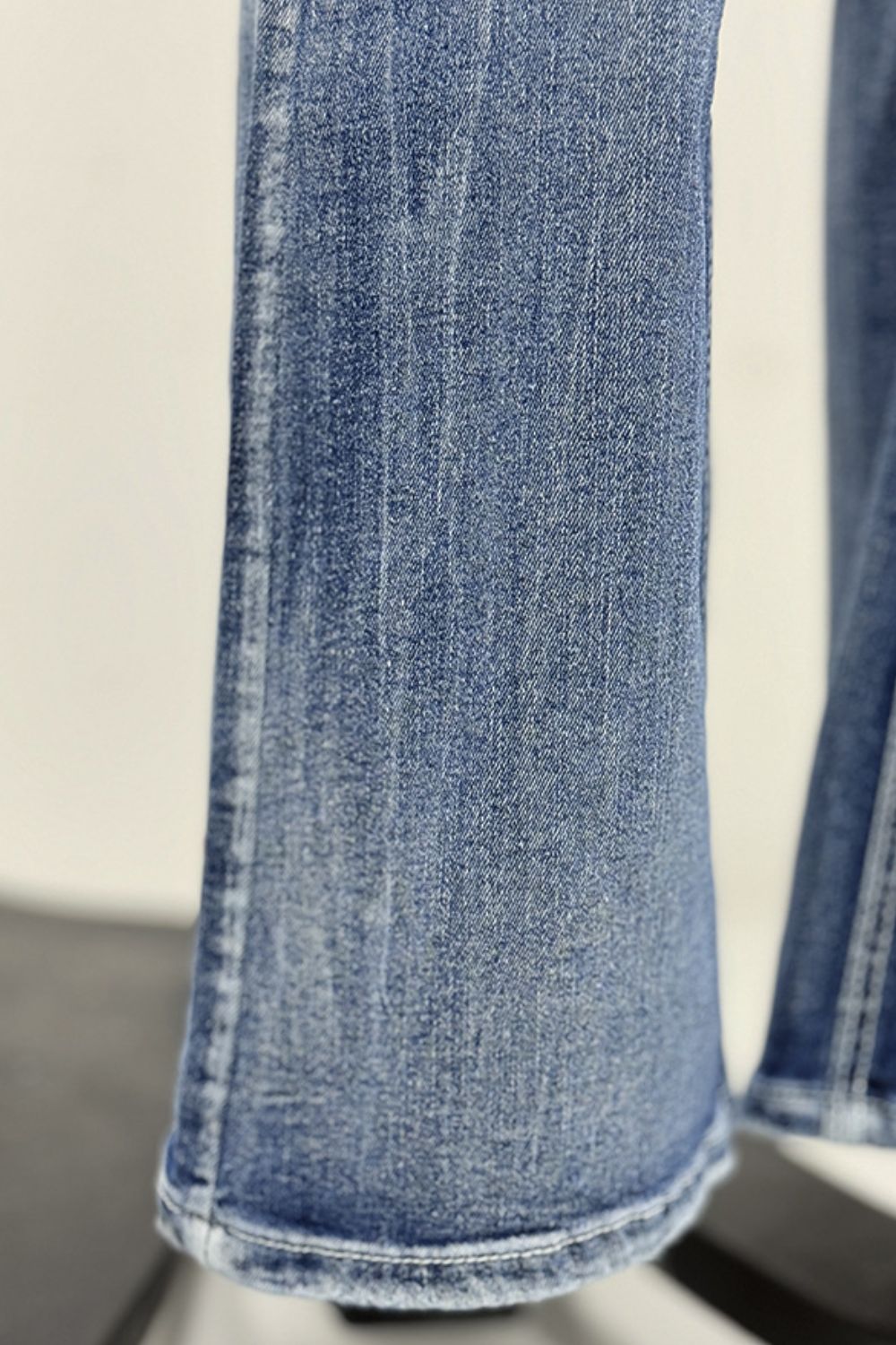 Star Embroidered Bootcut Jeans - The Goddess Galleries
