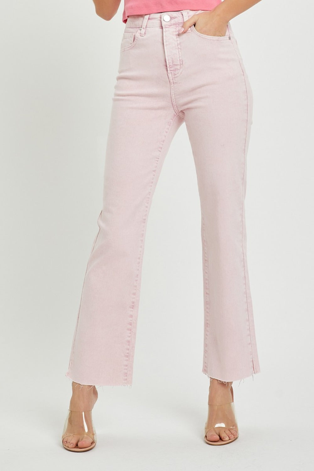 RISEN Full Size High Rise Tummy Control Straight Jeans - The Goddess Galleries