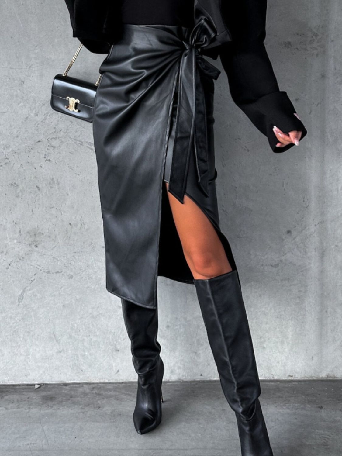 Tied High Waist Skirt - The Goddess Galleries