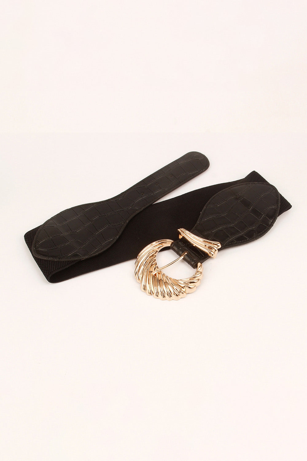 Shell Alloy Buckle Elastic Belt - The Goddess Galleries