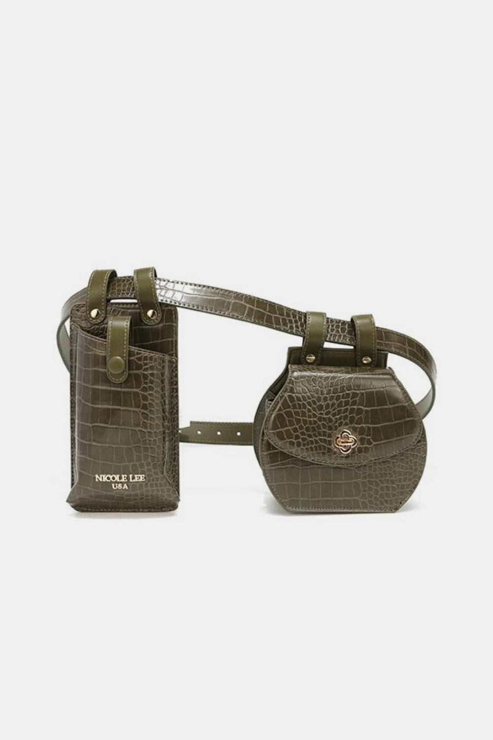 Nicole Lee USA 2 Piece Texture Belt Bag - The Goddess Galleries