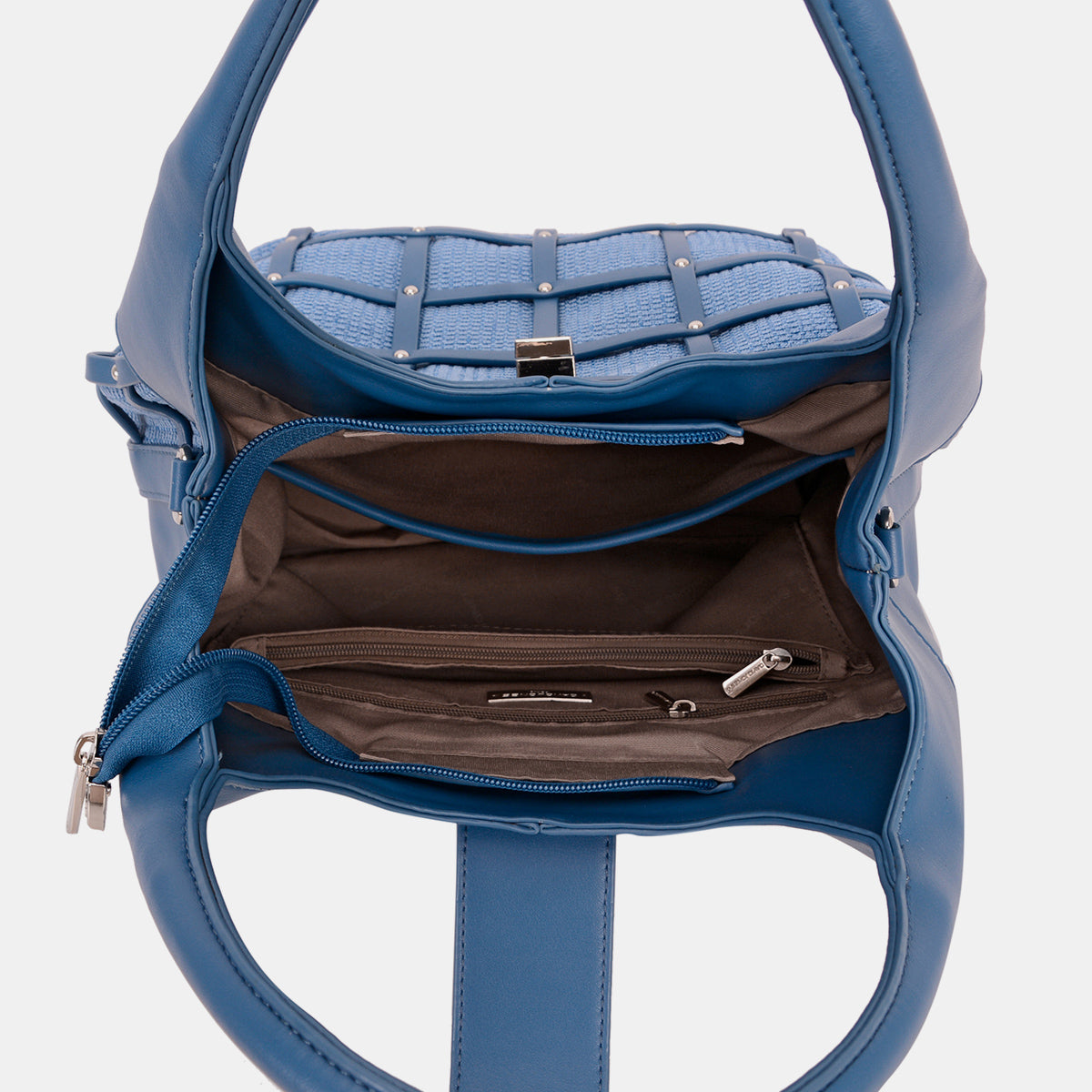 David Jones Rivet Decor Handbag - The Goddess Galleries