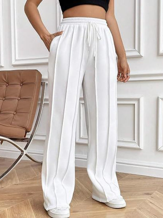 Drawstring Wide Leg Pants with Pockets - The Goddess Galleries