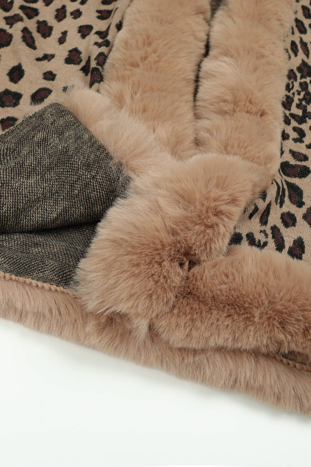 Leopard Open Front Poncho - The Goddess Galleries