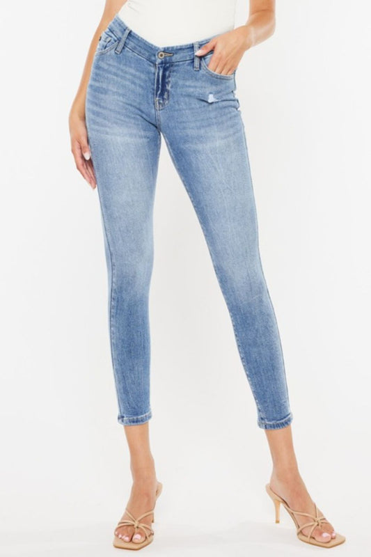 Kancan High Waist Cat's Whiskers Skinny Jeans - The Goddess Galleries