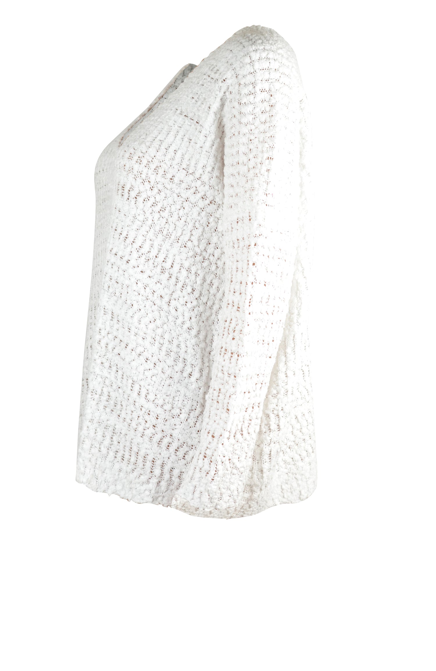 Angel Wings Single Shoulder Long Sleeve Sweater - The Goddess Galleries