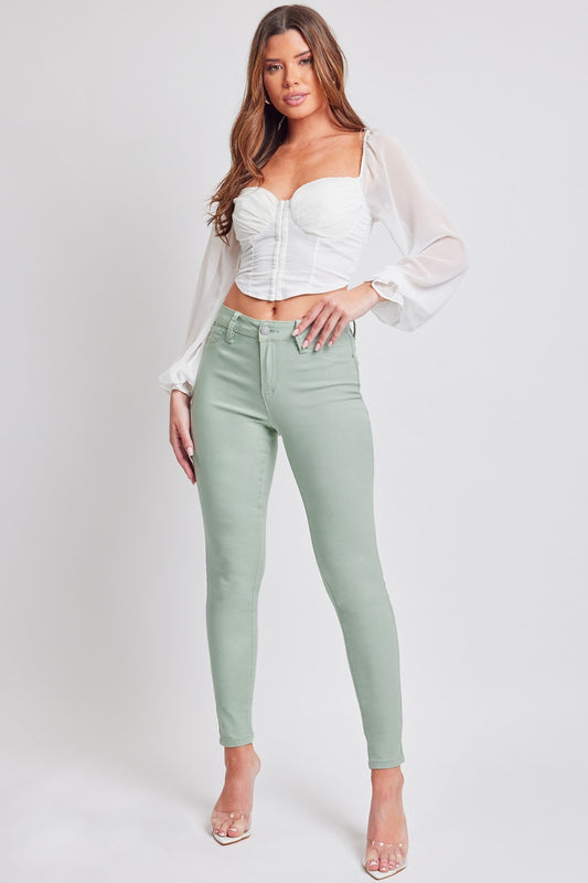 YMI Jeanswear Hyperstretch Mid-Rise Skinny Jeans - The Goddess Galleries