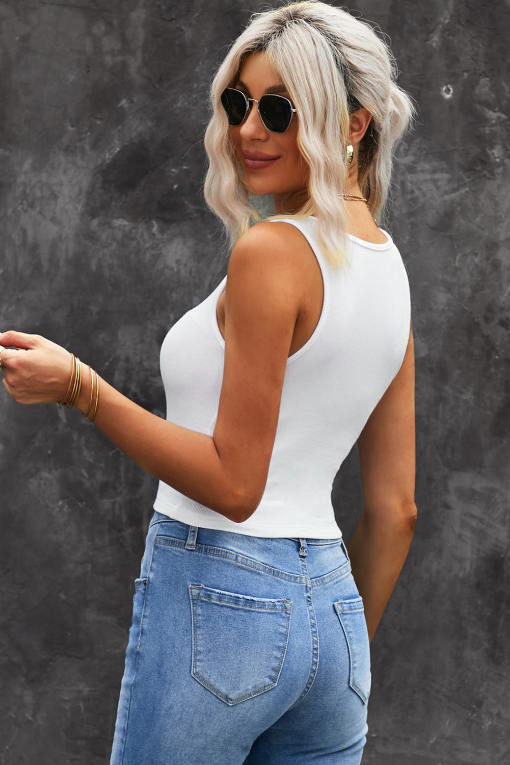 Round Neck Tank Top - The Goddess Galleries