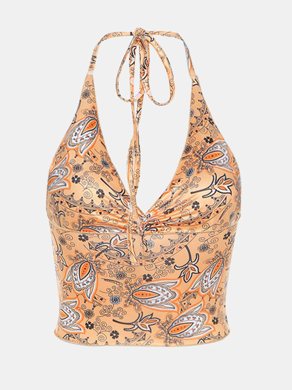 Printed Halter Neck Cami - The Goddess Galleries