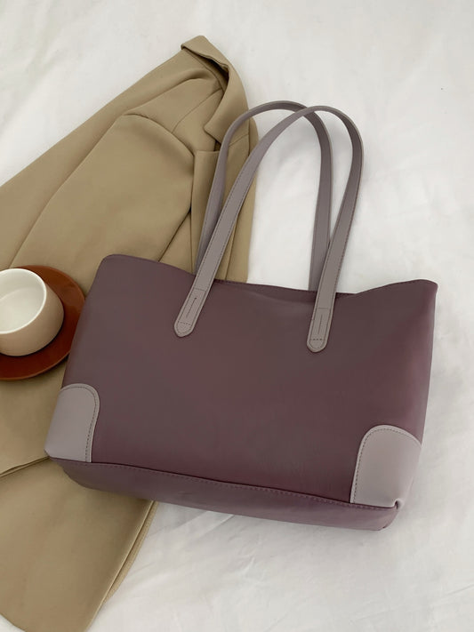 PU Leather Medium Tote Bag - The Goddess Galleries