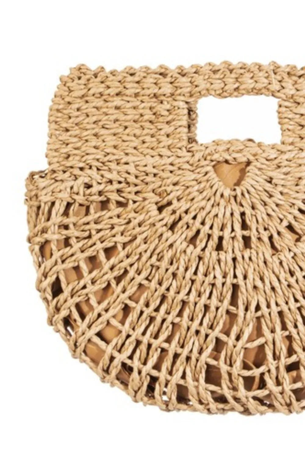 Fame Braided Semi Circle Tote Bag - The Goddess Galleries