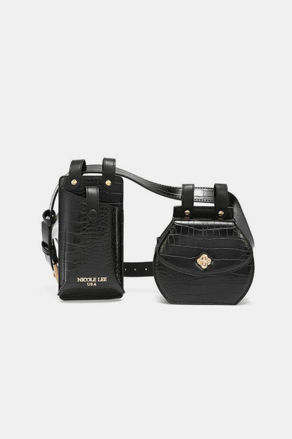 Nicole Lee USA 2 Piece Texture Belt Bag - The Goddess Galleries
