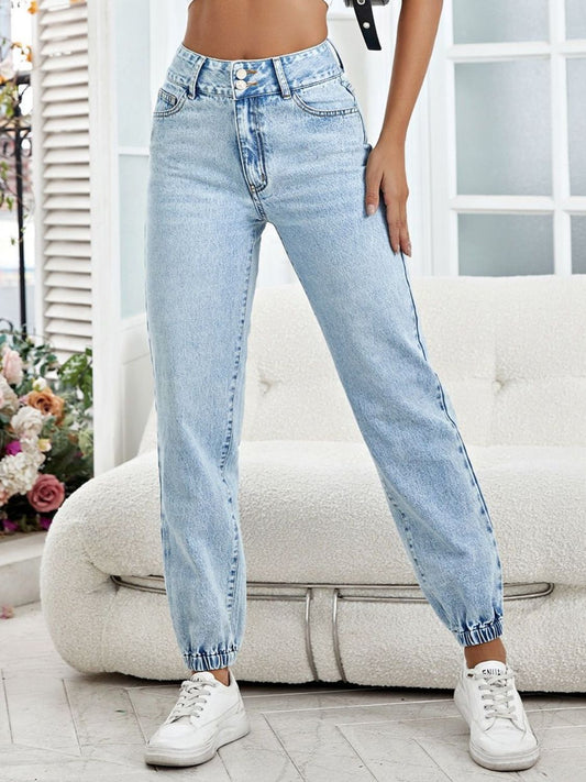 High Waist Jeans with Pockets - The Goddess Galleries