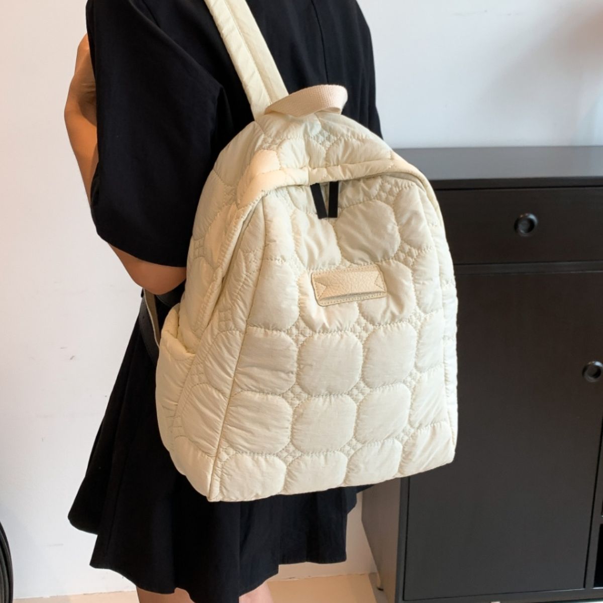 Quilted Polyester Backpack Bag - The Goddess Galleries