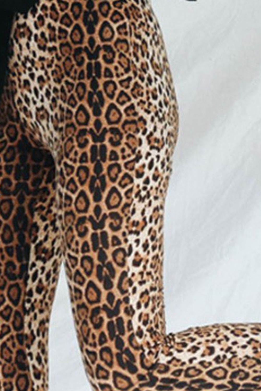 Leopard Print Flare Leg Pants - The Goddess Galleries