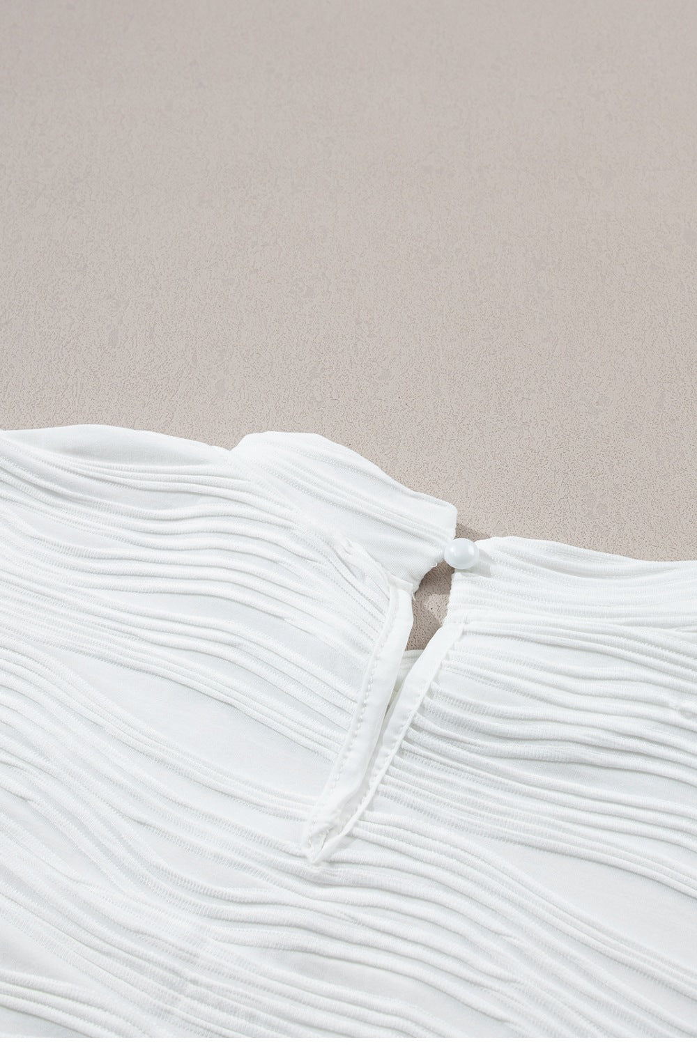 Textured Mock Neck Cap Sleeve Top - The Goddess Galleries