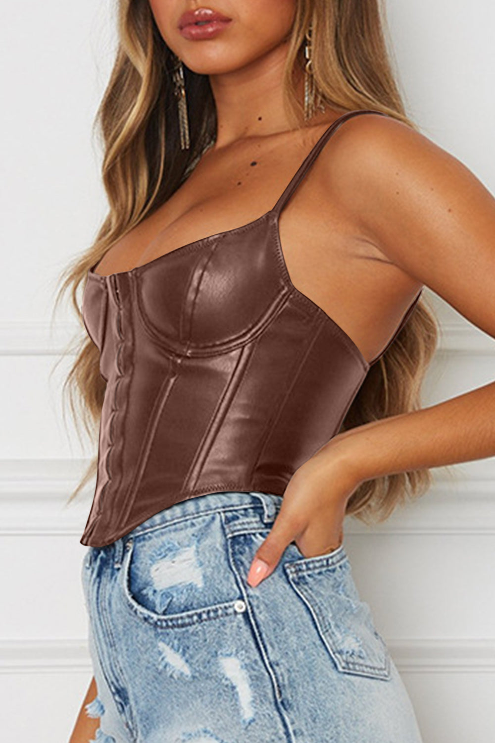 Scoop Neck Spaghetti Strap Cami - The Goddess Galleries