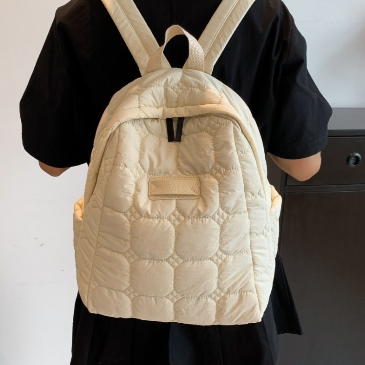 Quilted Polyester Backpack Bag - The Goddess Galleries