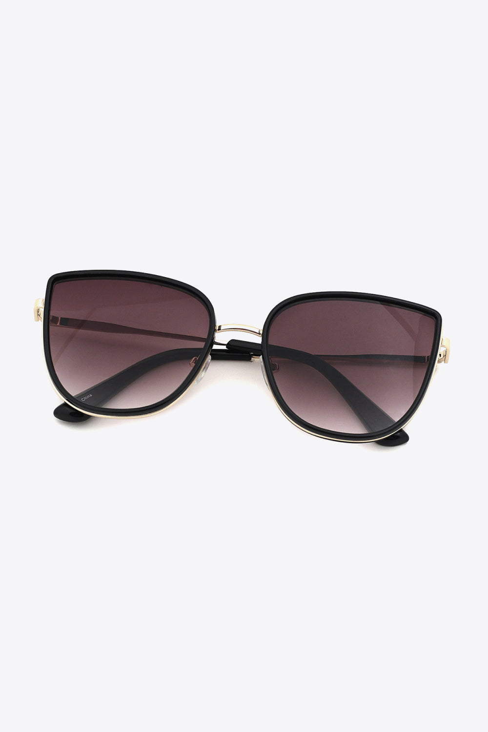 Full Rim Metal-Plastic Hybrid Frame Sunglasses - The Goddess Galleries