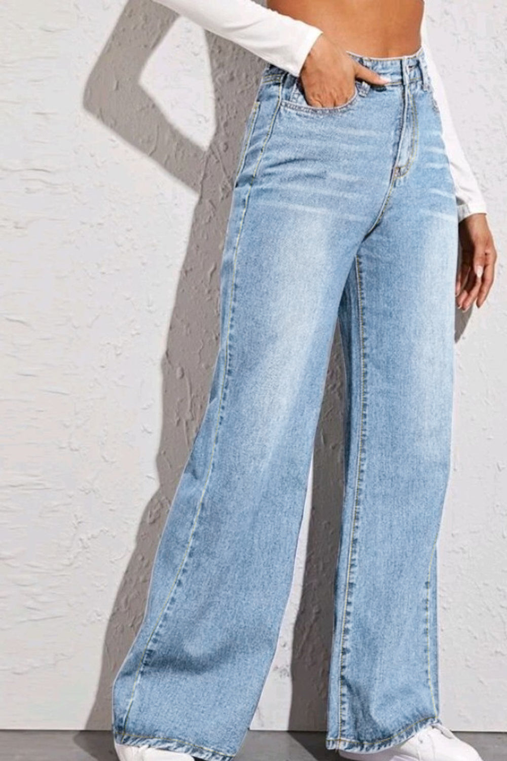 High Waist Wide Leg Jeans - The Goddess Galleries