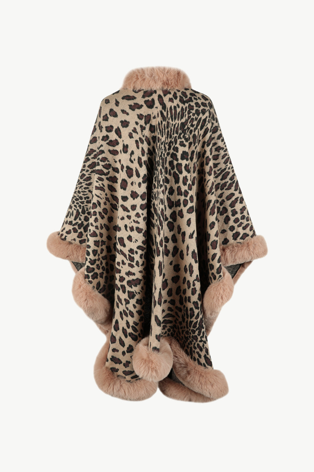 Leopard Open Front Poncho - The Goddess Galleries