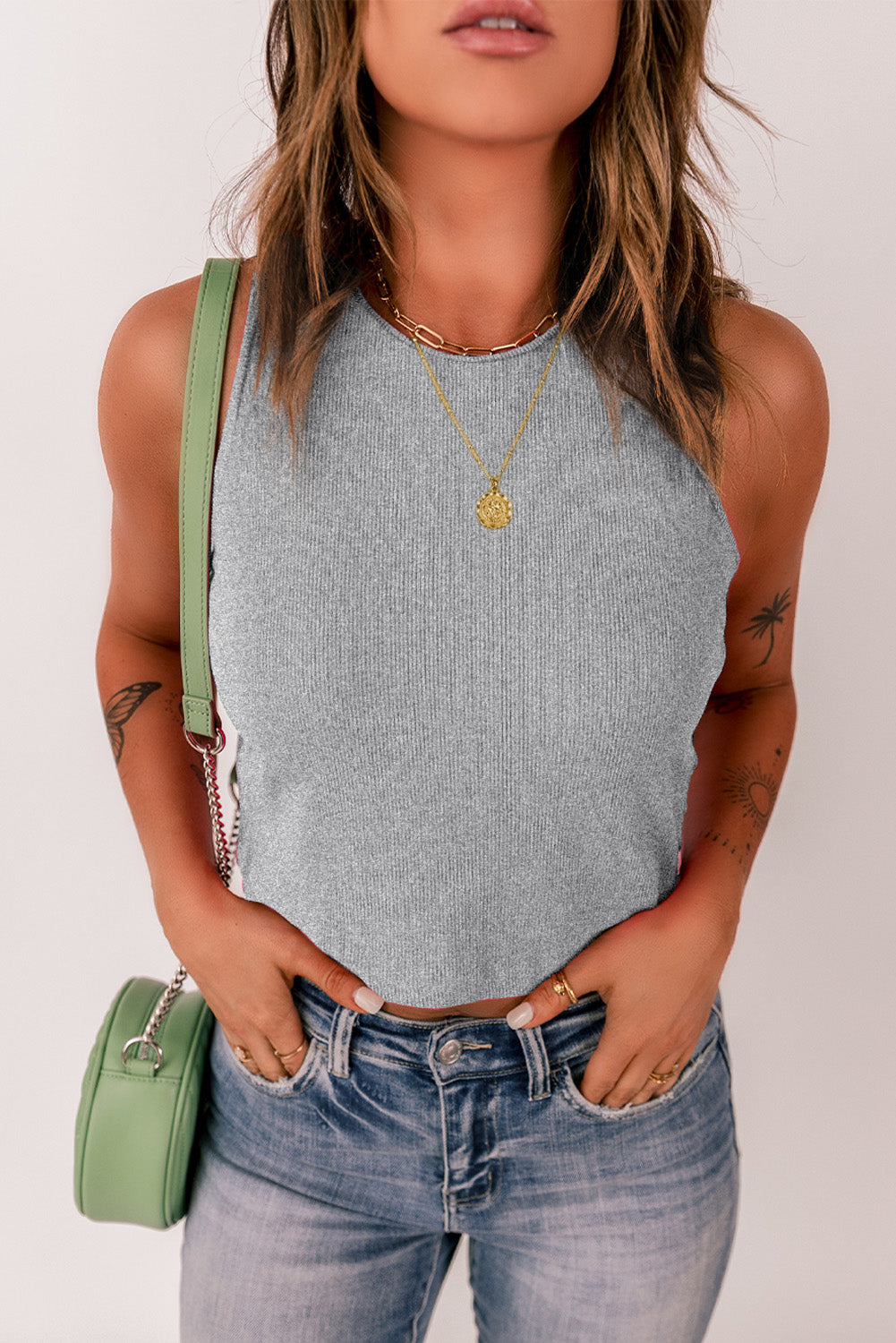 Round Neck Tank Top - The Goddess Galleries