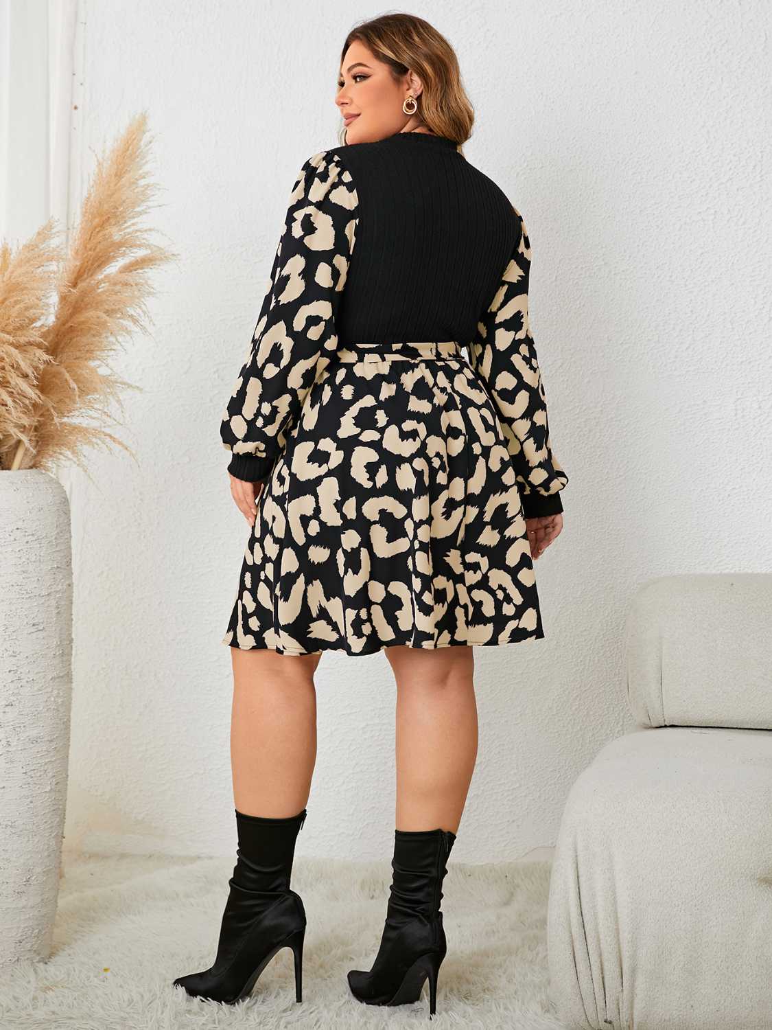 Honey Plus Size Splicing Dress - The Goddess Galleries