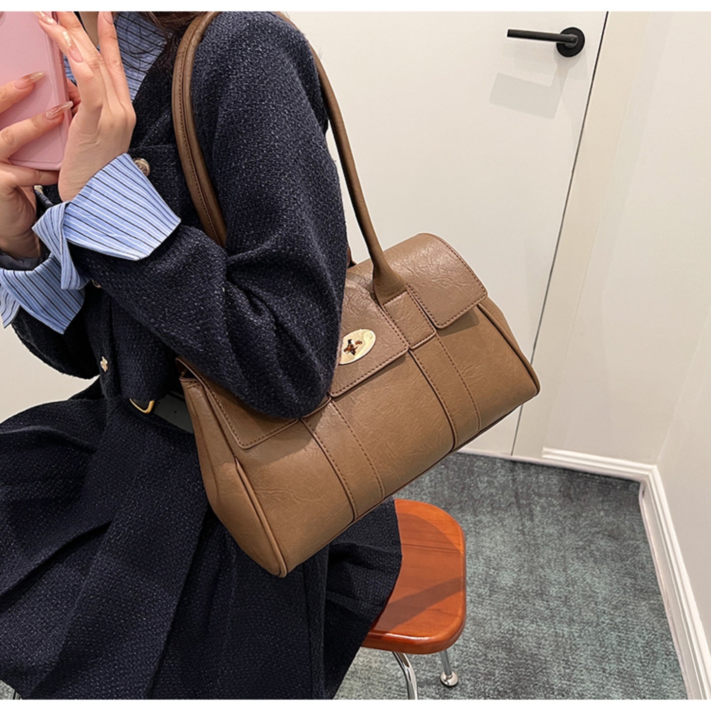 PU Leather Shoulder Bag - The Goddess Galleries
