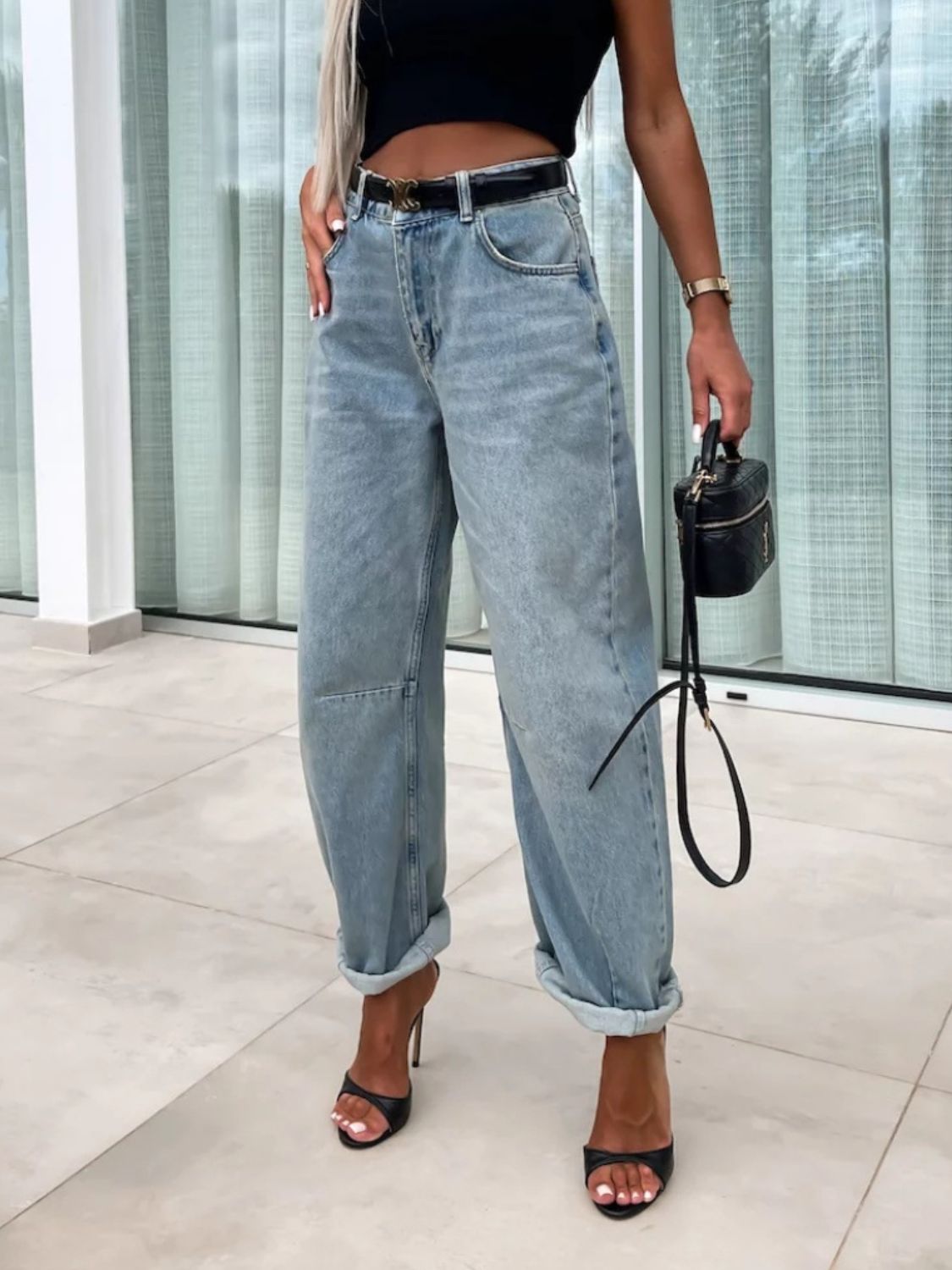 High Waist Wide Leg Jeans - The Goddess Galleries