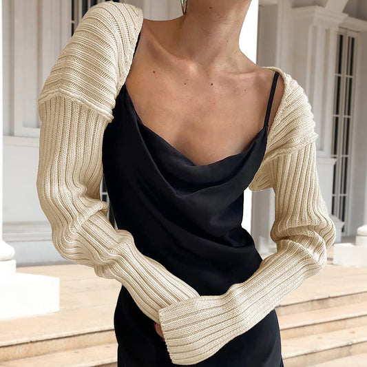 Long Sleeve Knit Bolero - The Goddess Galleries