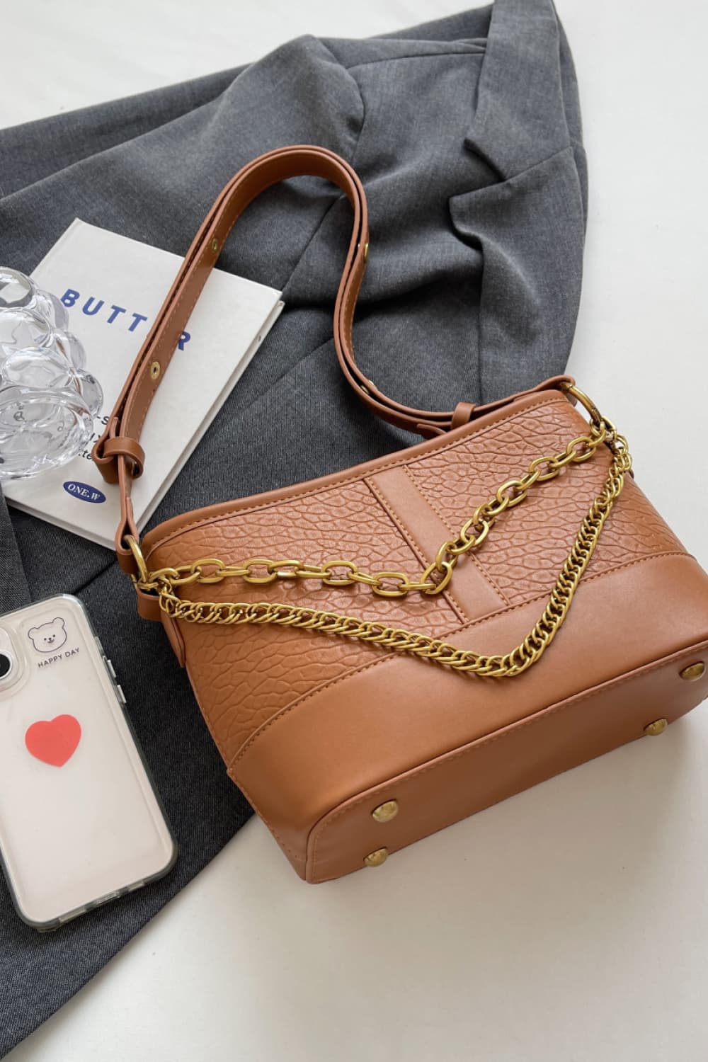PU Leather Shoulder Bag - The Goddess Galleries