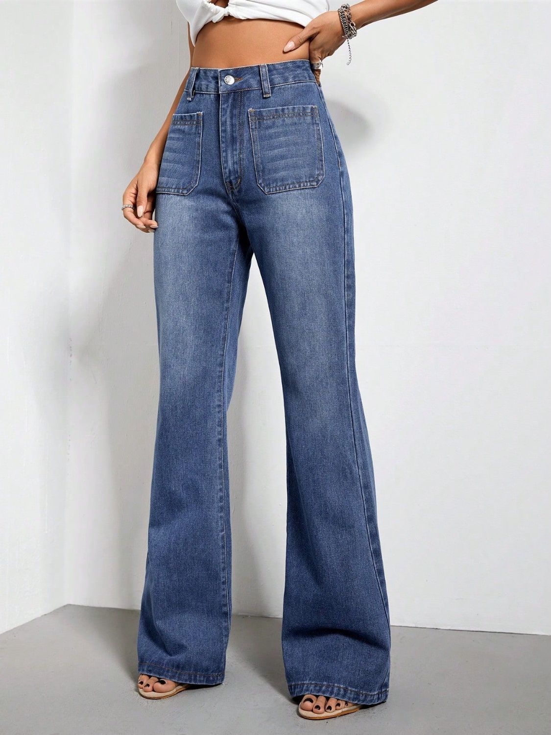 Bootcut Jeans with Pockets - The Goddess Galleries