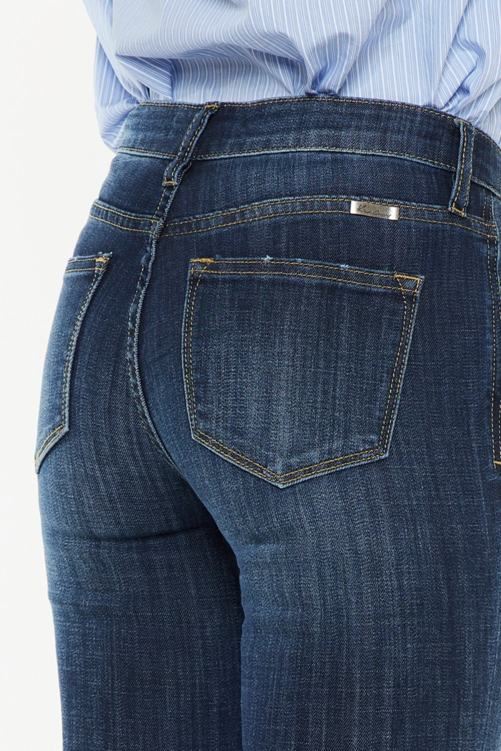 Kancan Full Size Mid Rise Flare Jeans - The Goddess Galleries