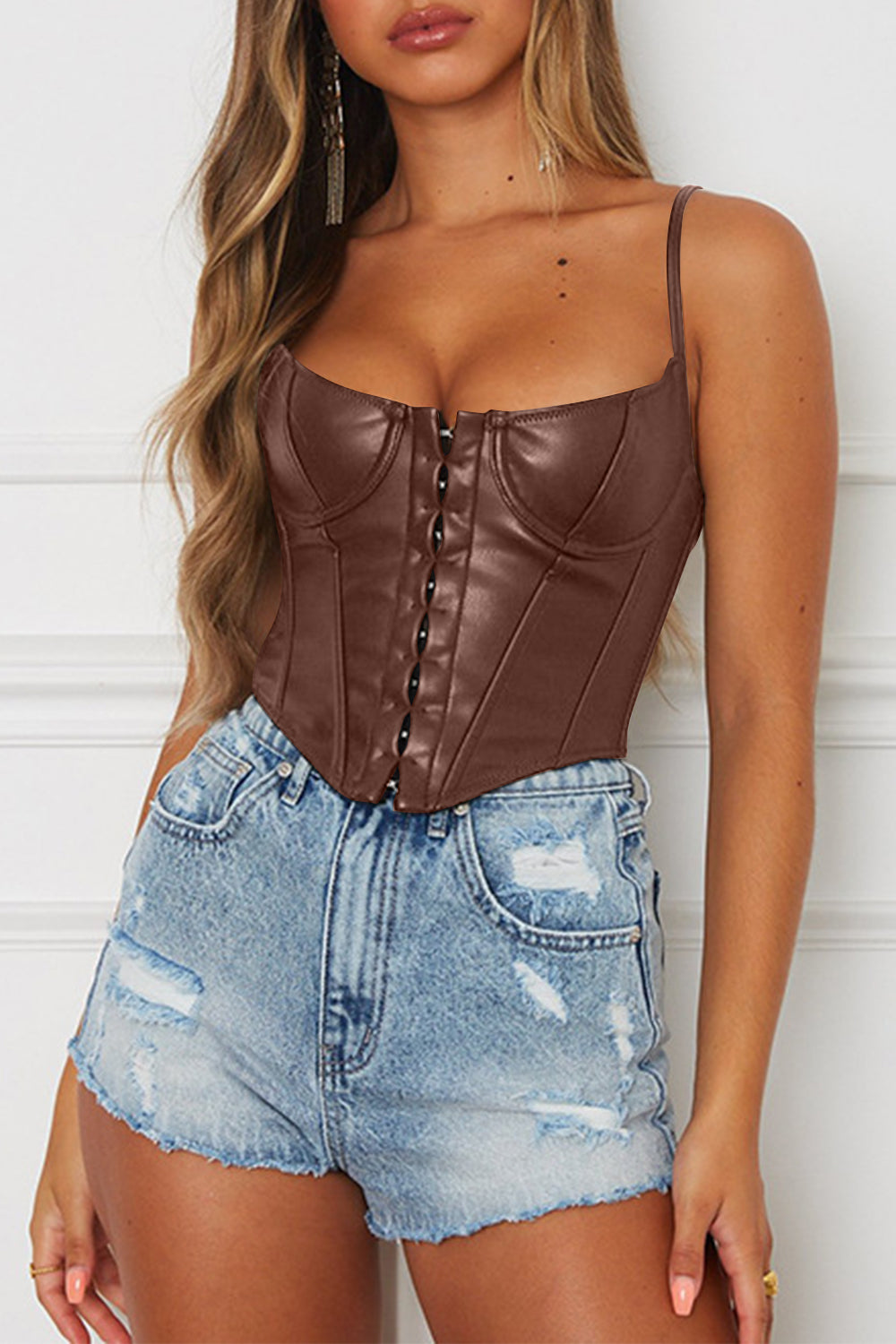 Scoop Neck Spaghetti Strap Cami - The Goddess Galleries