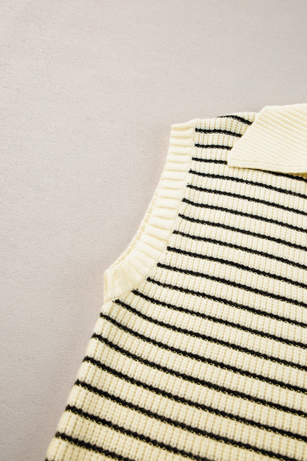 Striped Collared Neck Tank - The Goddess Galleries