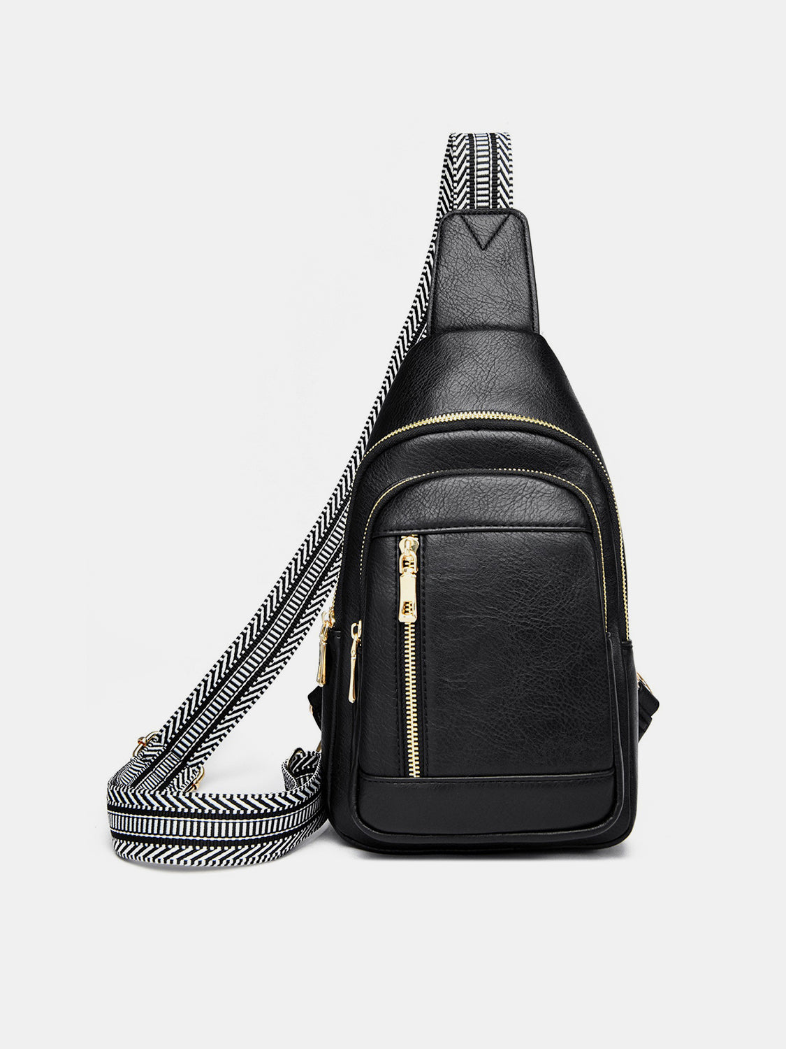 PU Leather Adjustable Strap Crossbody Bag - The Goddess Galleries