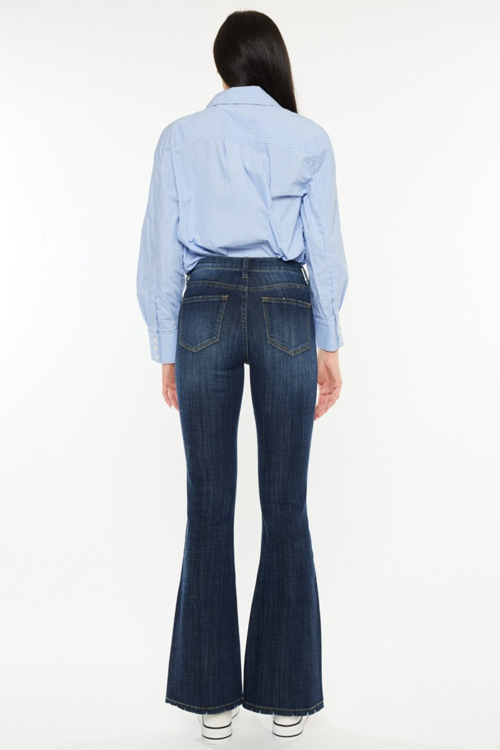 Kancan Full Size Mid Rise Flare Jeans - The Goddess Galleries