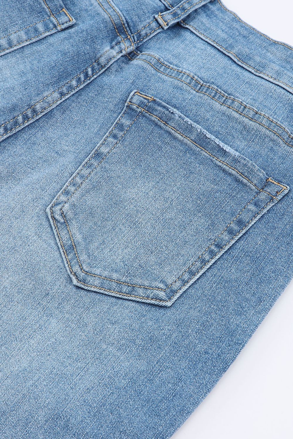 High Waist Button Fly Flared Jeans - The Goddess Galleries