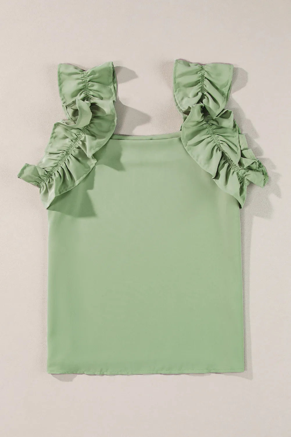 Ruffled Square Neck Tank - The Goddess Galleries