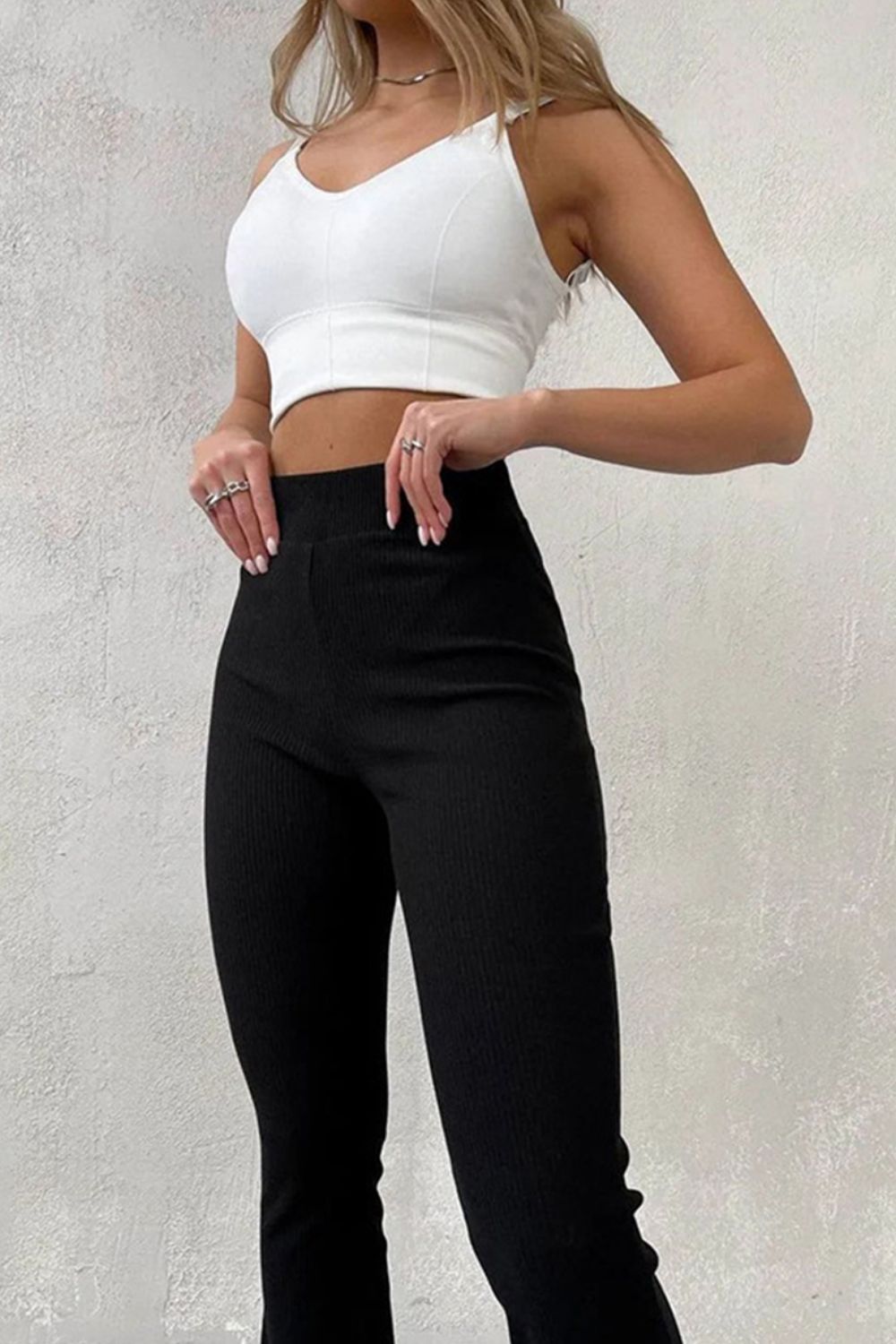 High Waist Flare Pants - The Goddess Galleries