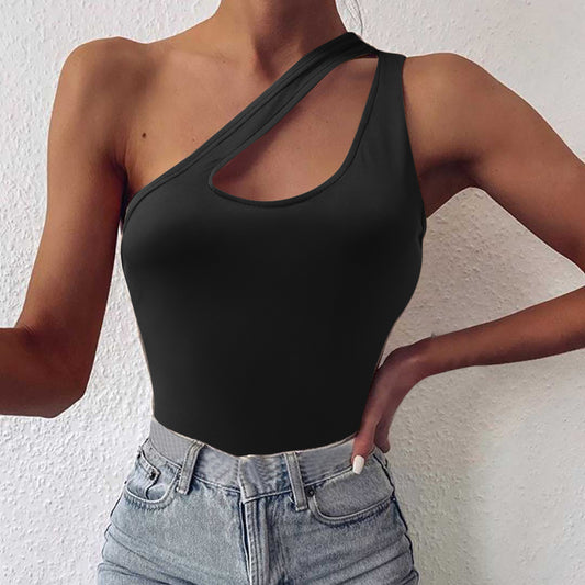 One Shoulder Cutout Cami - The Goddess Galleries
