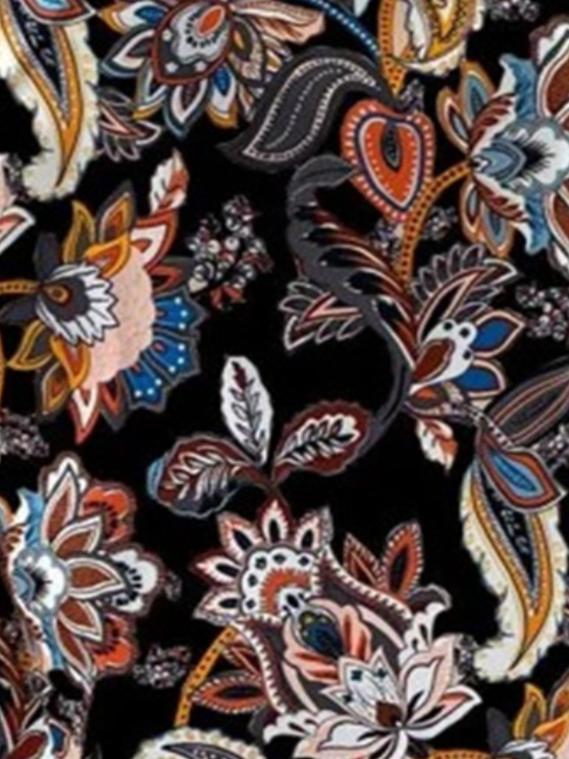 Printed Notched Sleeveless Top - The Goddess Galleries