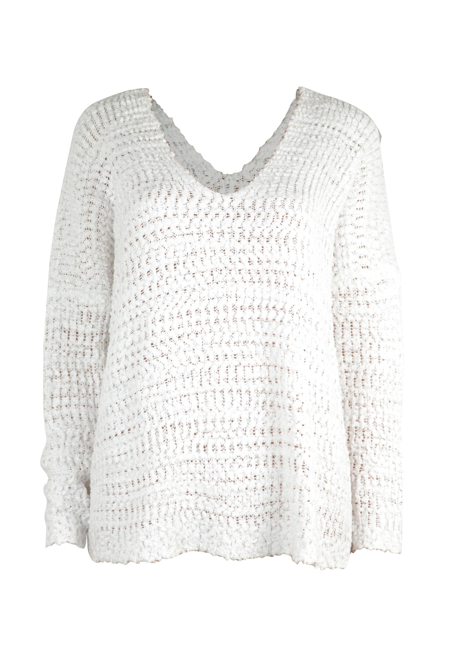 Angel Wings Single Shoulder Long Sleeve Sweater - The Goddess Galleries