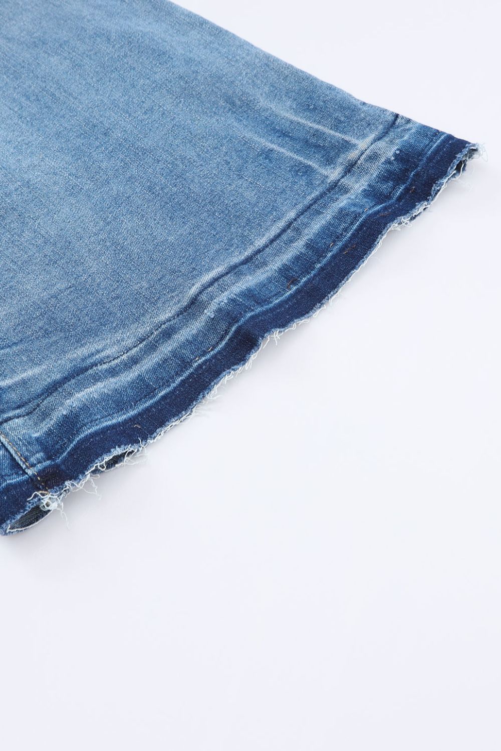 High Waist Button Fly Flared Jeans - The Goddess Galleries