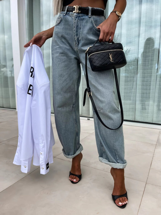 High Waist Wide Leg Jeans - The Goddess Galleries